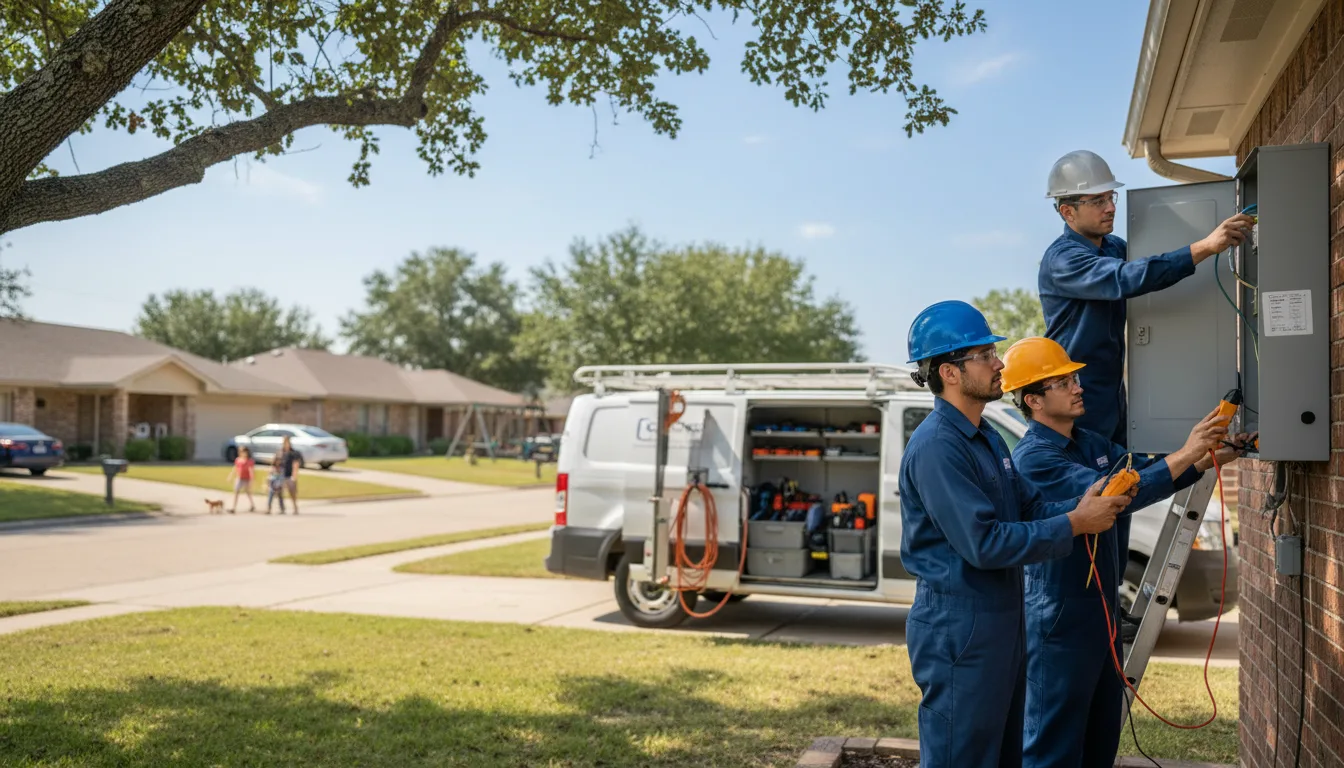 Certified electrician providing emergency electrical services in Center Ridge, AR